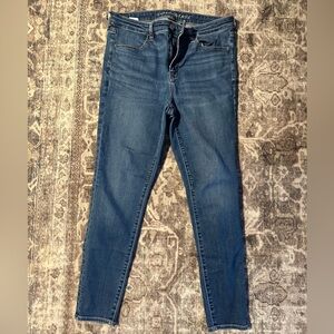 American Eagle Outfitters Dark Blue Skinny Jeans